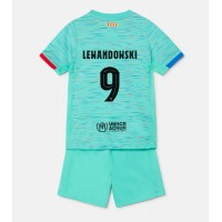 Barcelona Robert Lewandowski #9 3rd trikot Kinder 2023-24 Kurzarm (+ Kurze Hosen)